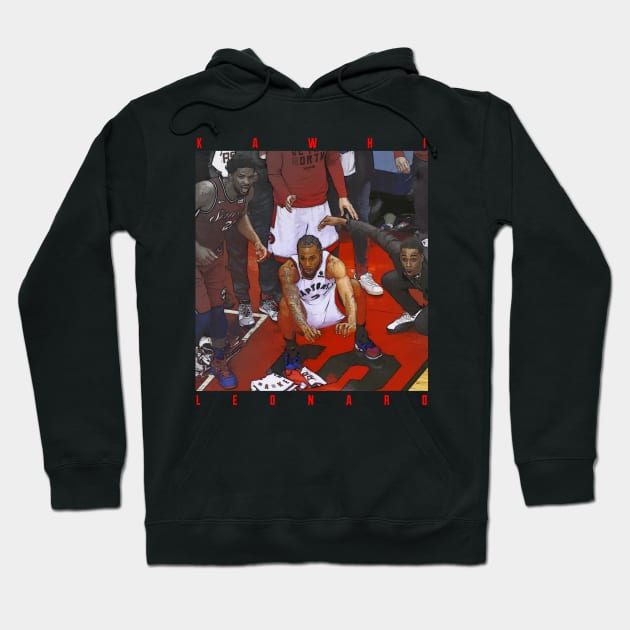 Kawhi Leonard game winner Hoodie by Juantamad